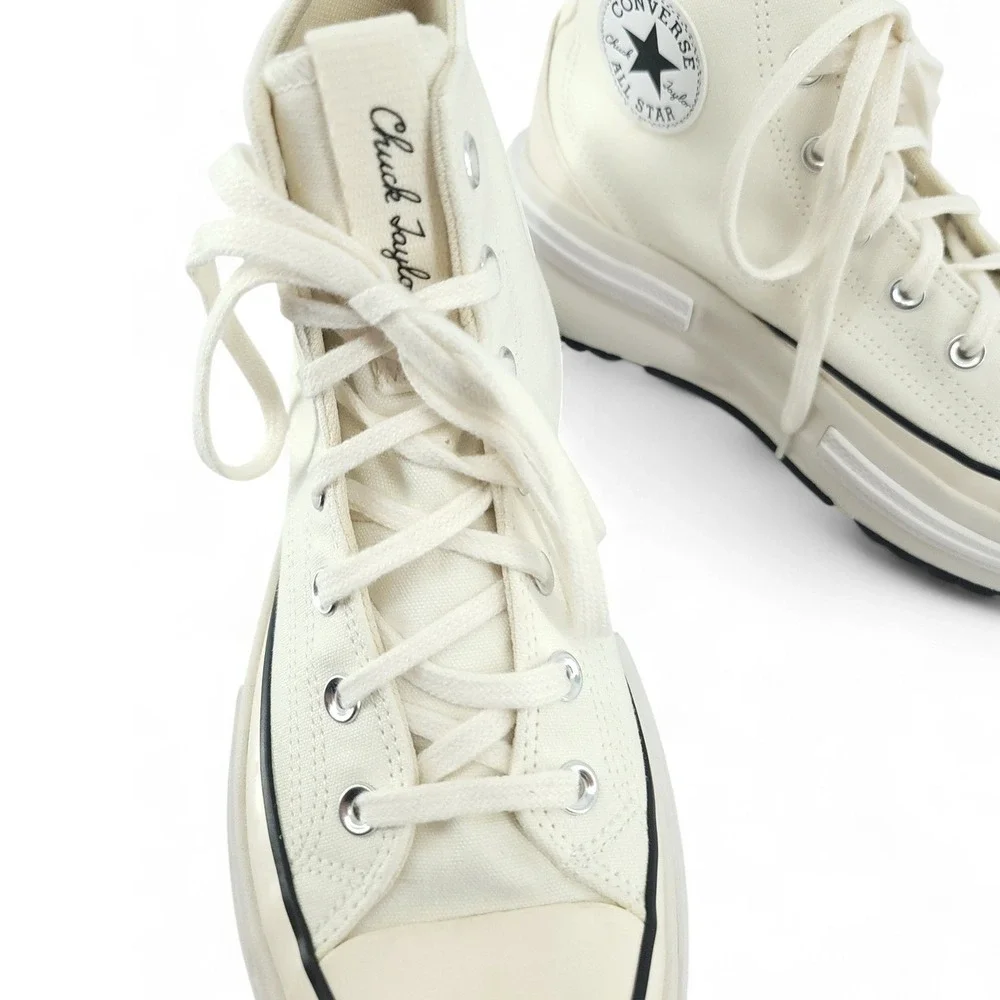 Converse Unisex M 7.5 / W 9 Chuck Taylor All Star Move Hi Canvas‎ Ivory Platform - Picture 6 of 10